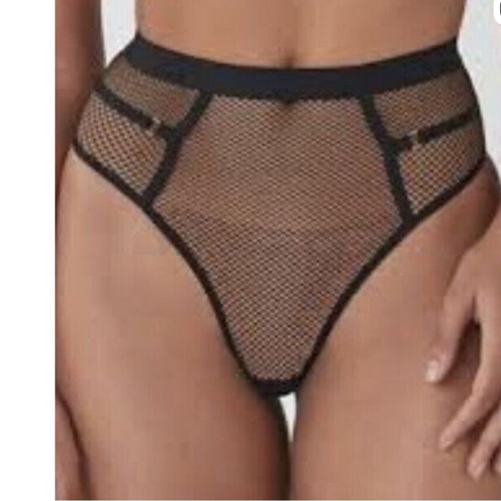 Victoria secret high waist fishnet thong